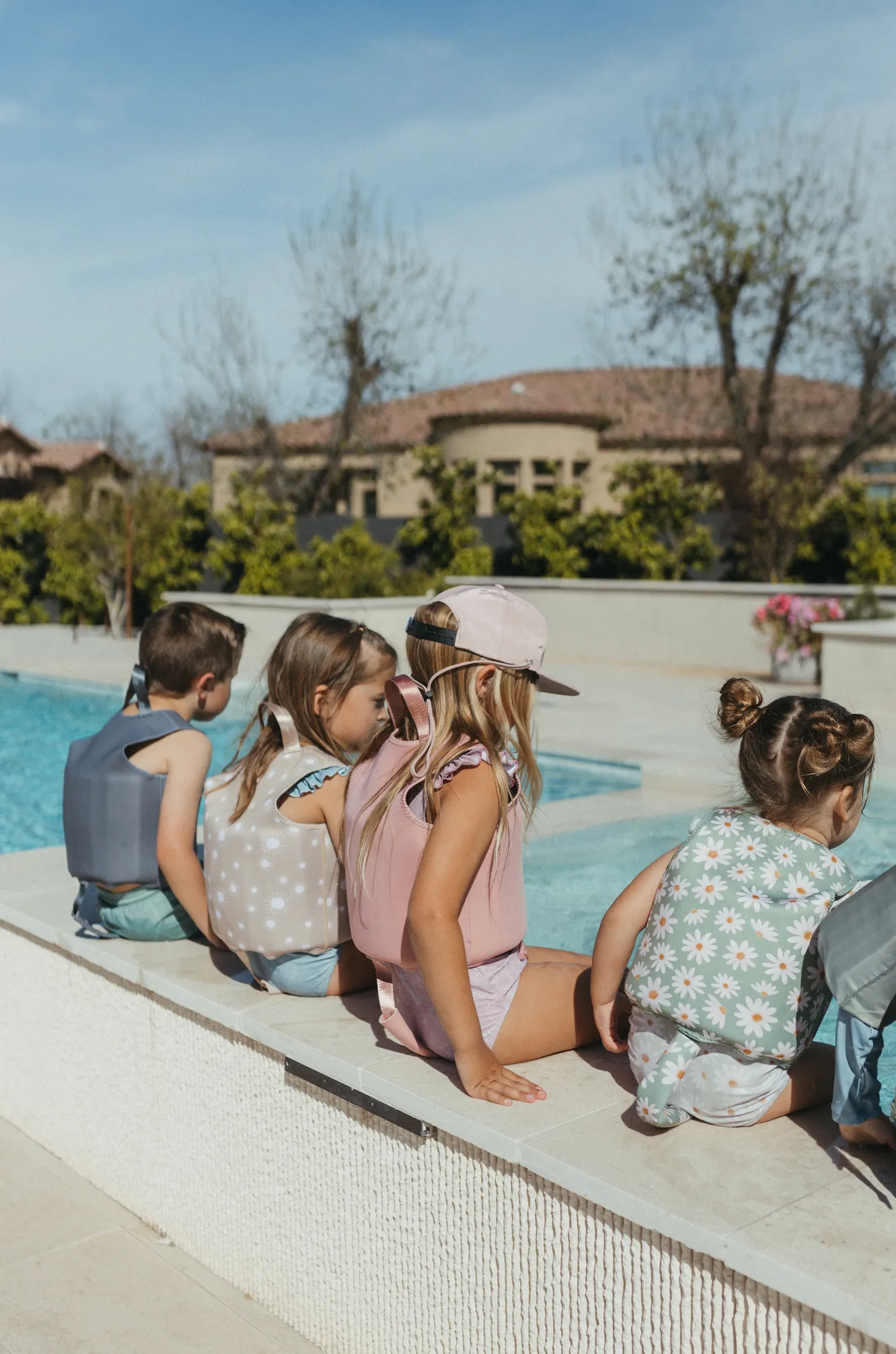 Swim Vests: Small (1-3Y) / Sage Stripes