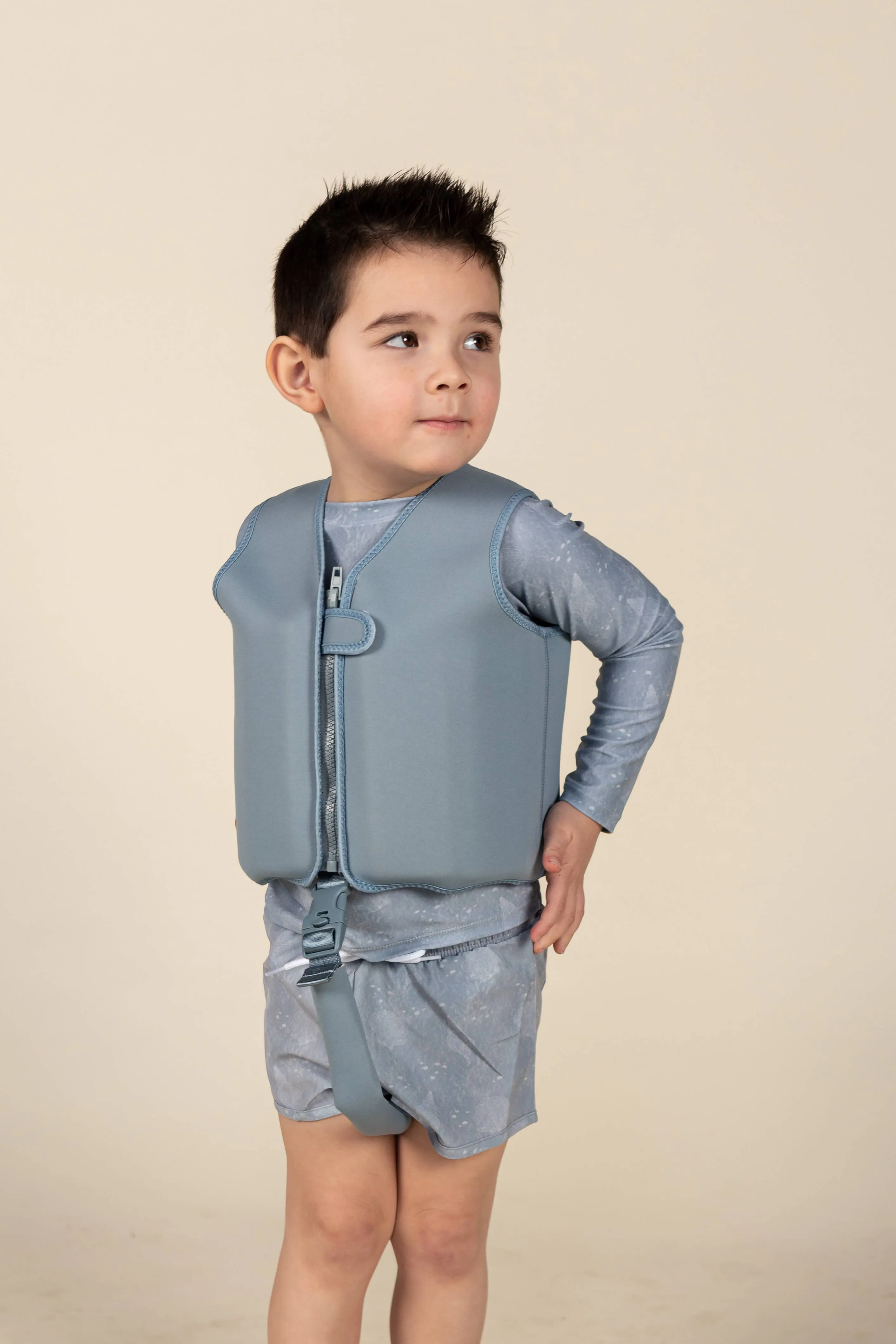 Swim Vests: Small (1-3Y) / Sage Stripes
