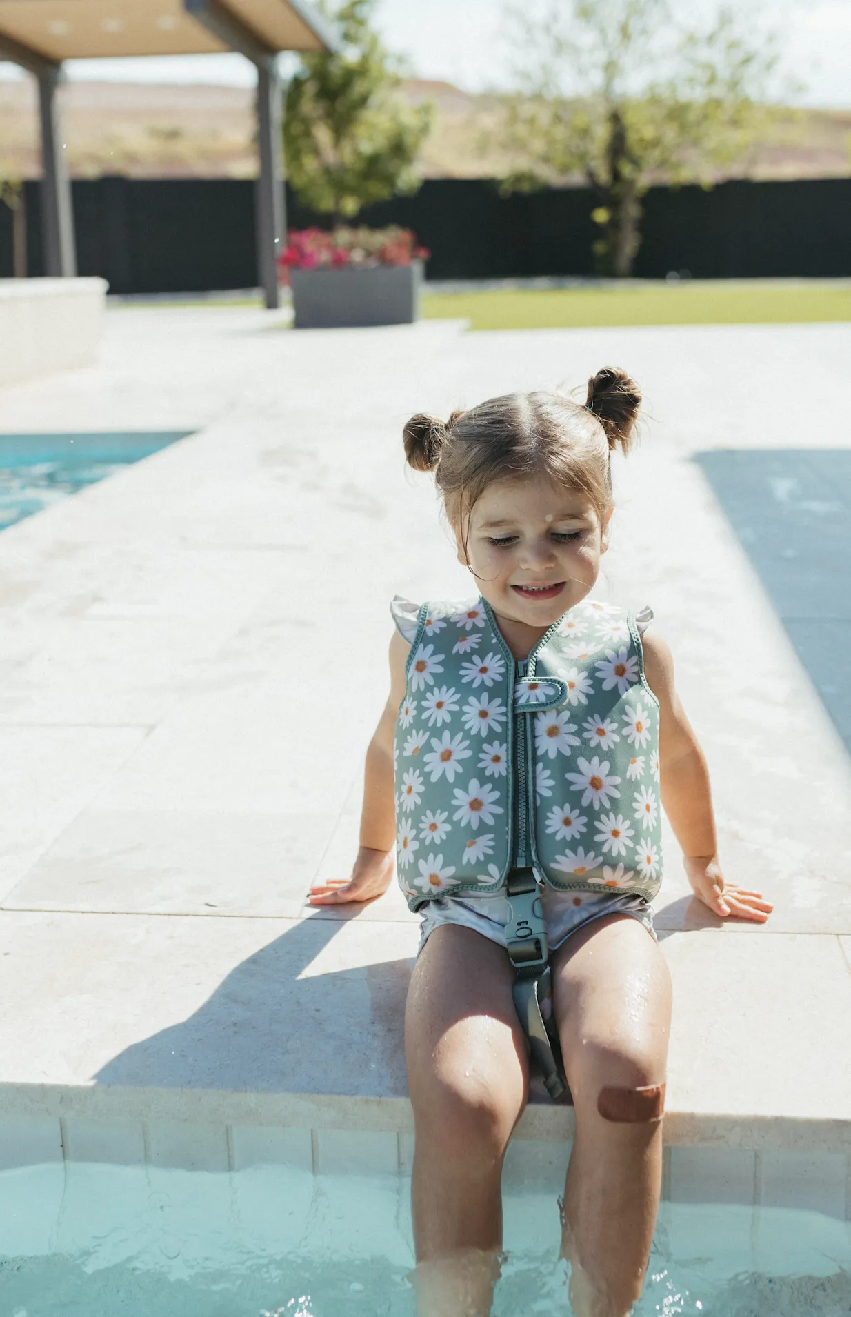 Swim Vests: Small (1-3Y) / Sage Stripes
