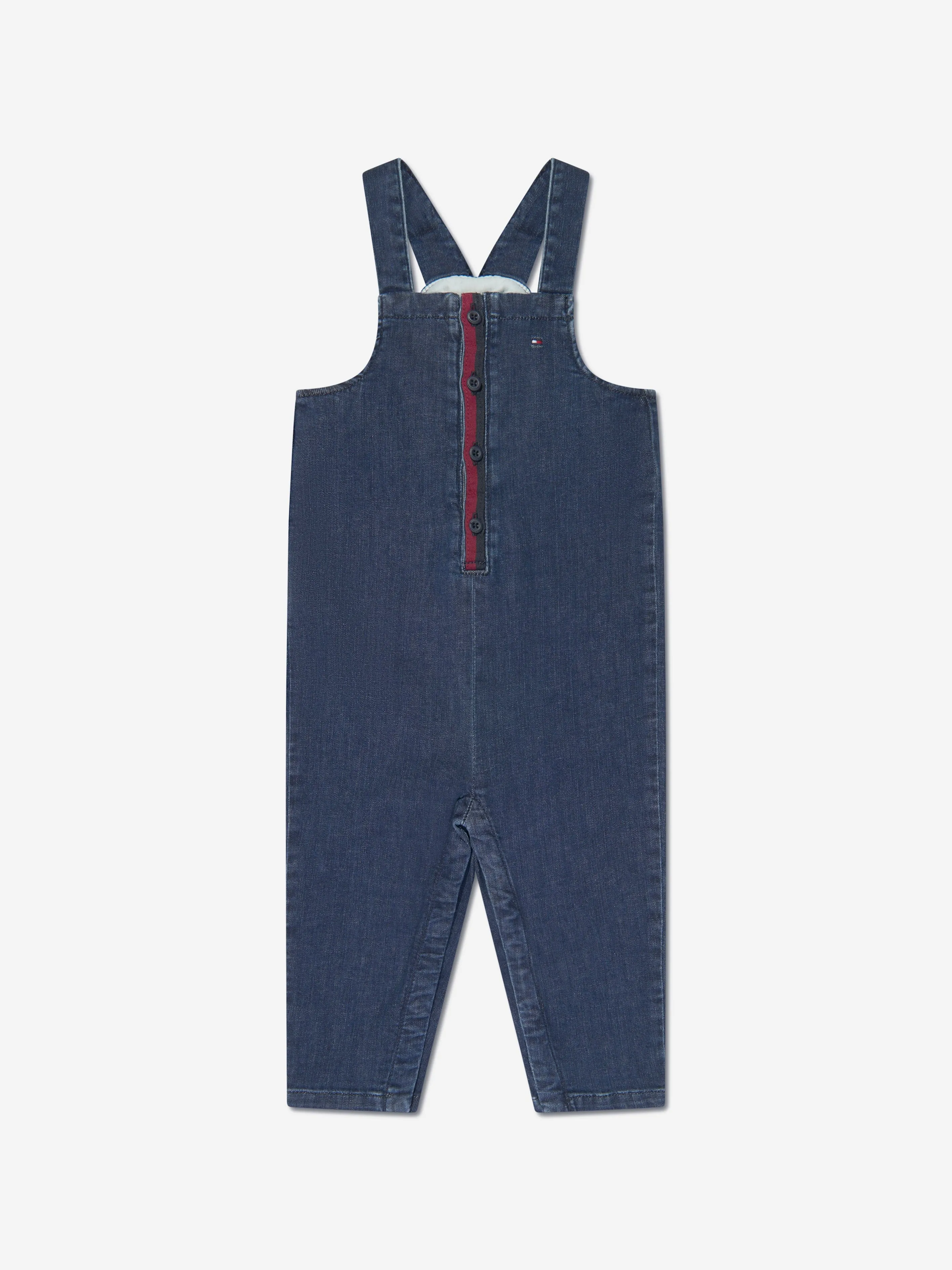 Tommy Hilfiger Baby Dungaree Set in Navy