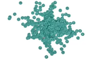 Turquoise Bowl Centre Hole Plastic Sequins(Wholesale)