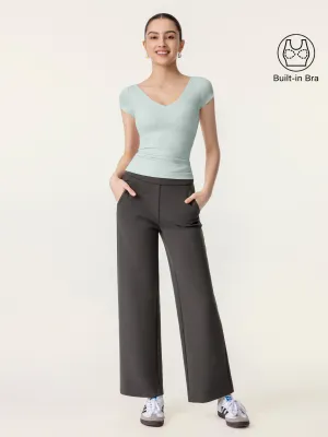 V-neck Short Sleeve New Airy Brami