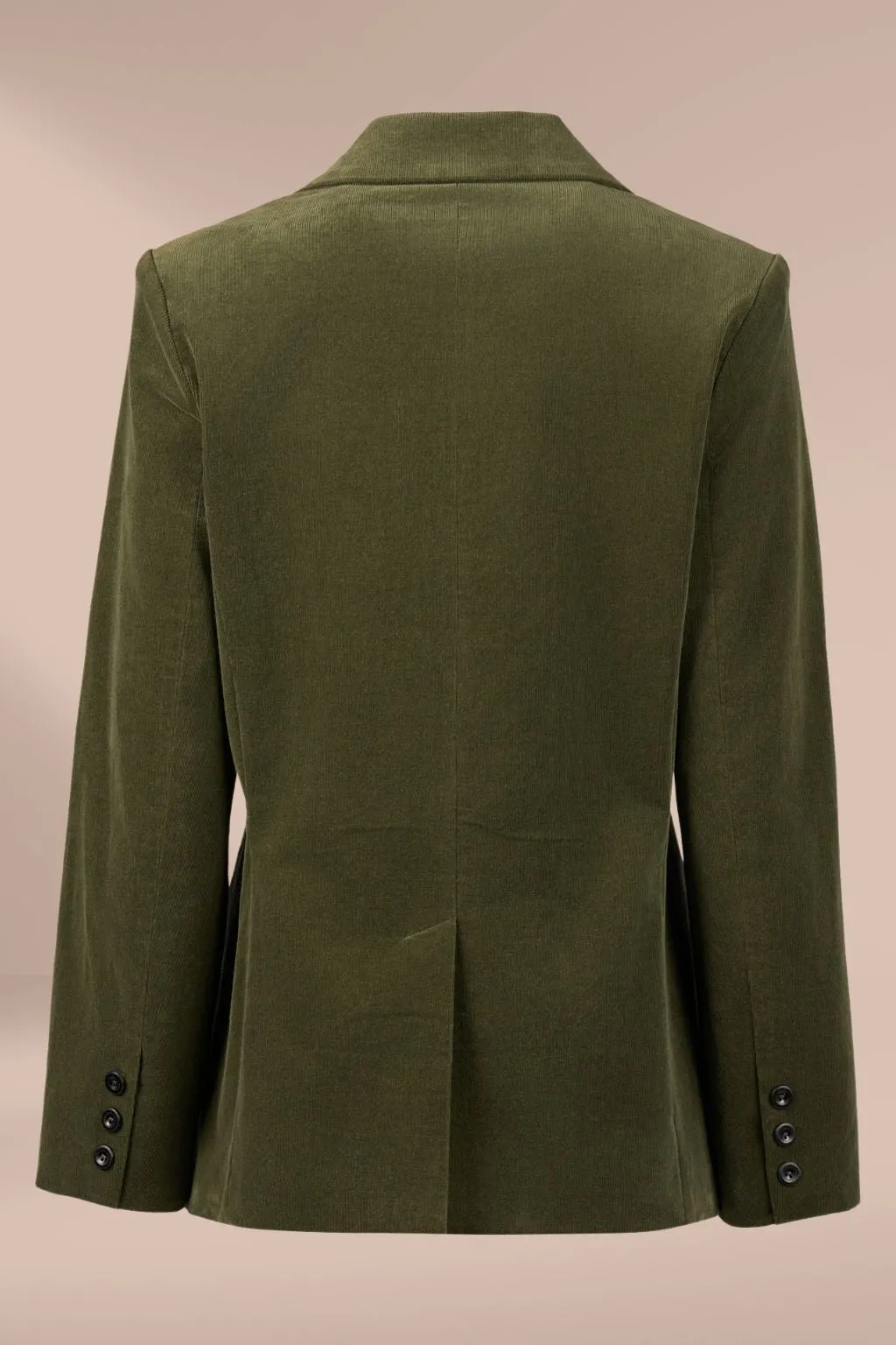 Vassalli Shaped Pinwale Cord Blazer Deep Sage