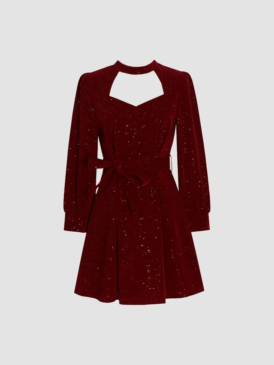 Velvet Bling-bling Dress