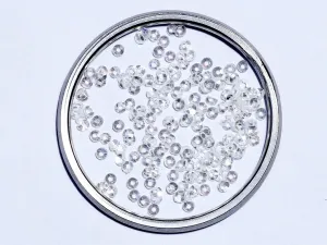 White Centre Hole Bowl Plastic Sequin- 4 mm(Wholesale)