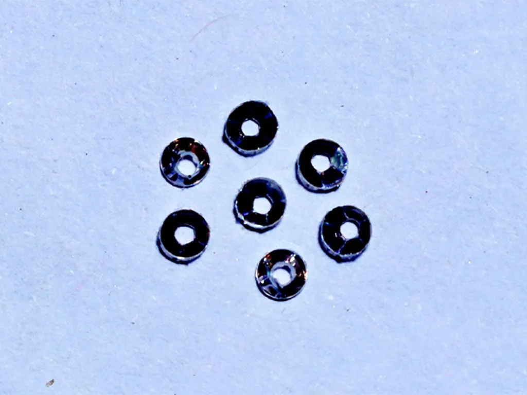 White Centre Hole Bowl Plastic Sequin- 4 mm(Wholesale)