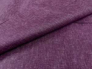 Wine Plain Cotton Linen Fabric