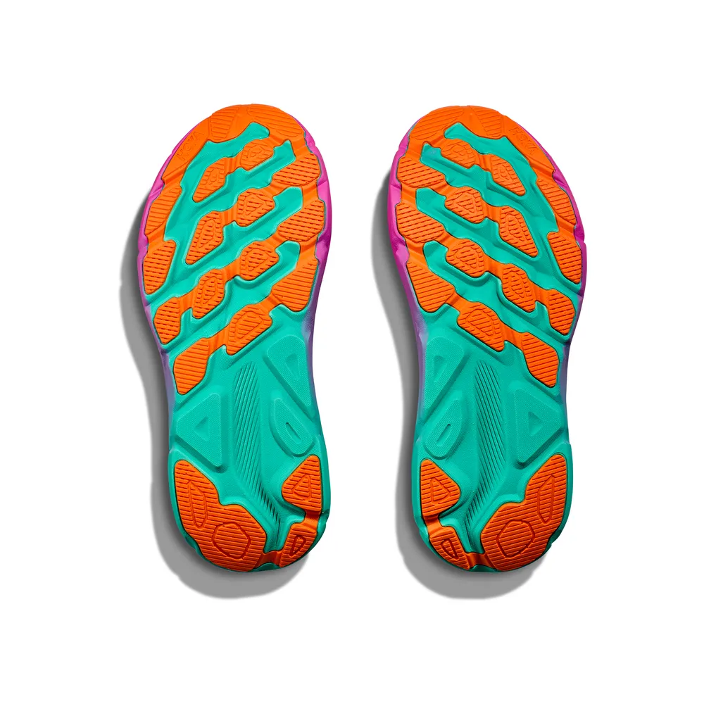 Womens Clifton 9 GTX - Black/Electric Aqua
