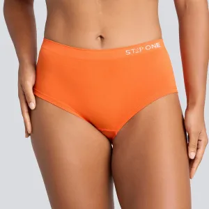 Women's SmoothFit Boyleg - Orange Crush