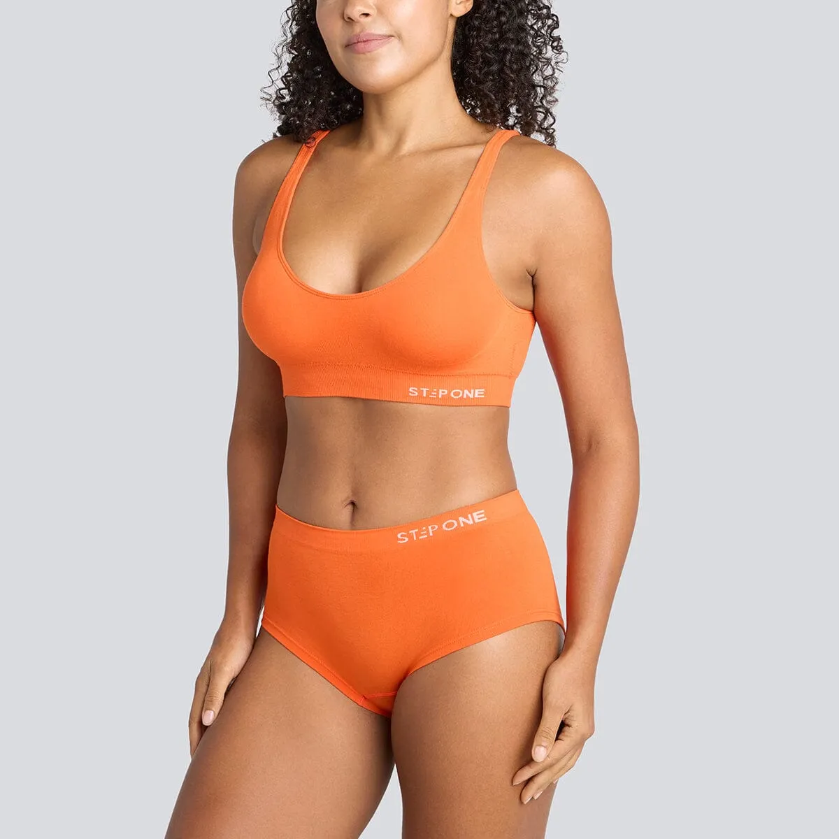 Women's SmoothFit Boyleg - Orange Crush