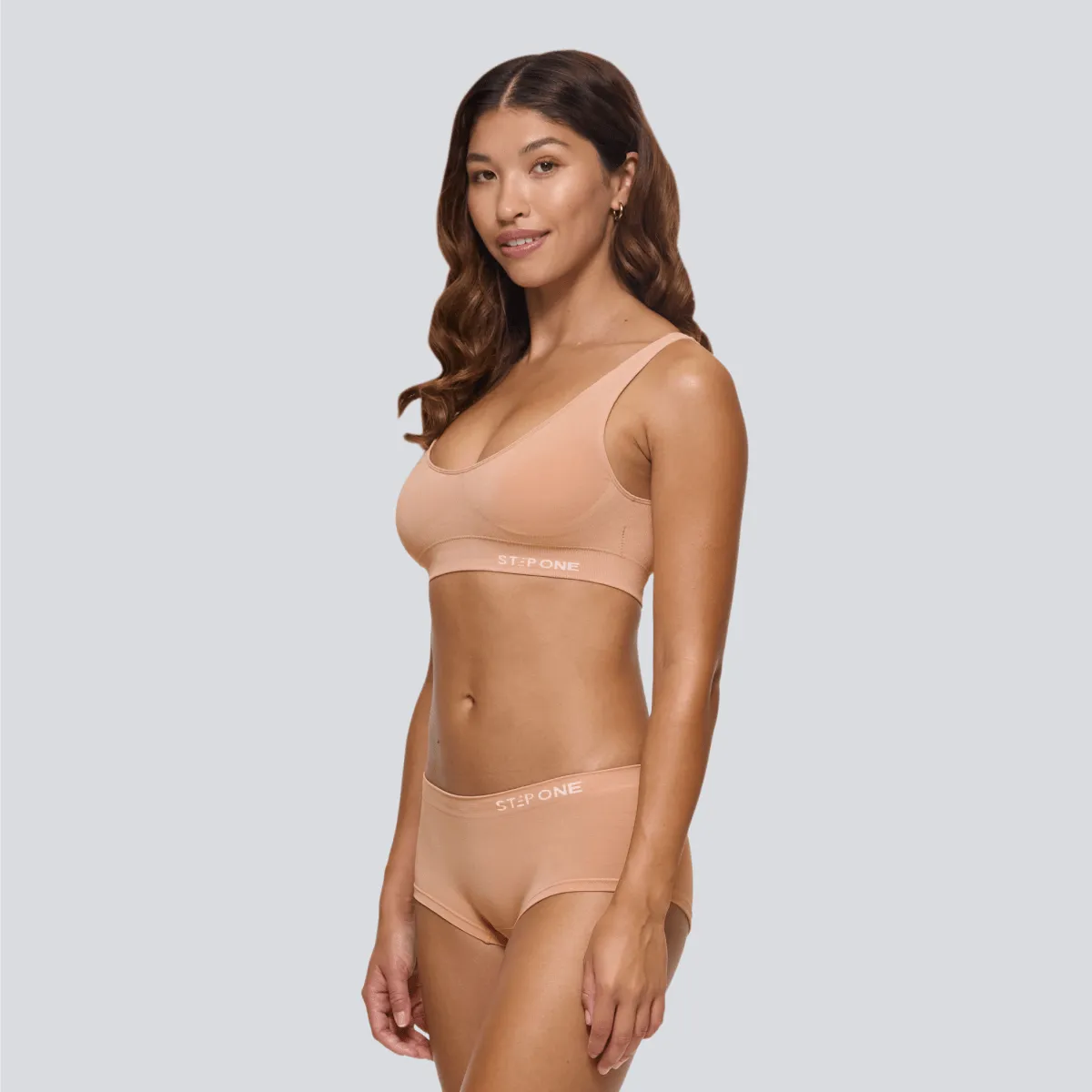 Women's SmoothFit Boyleg - Pink Beige